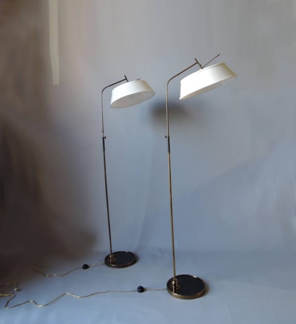 Two Fine 1950s French Floor Lamps by Lunel - Image 9