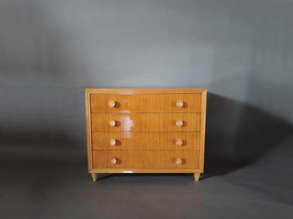 Fine French Art Deco Satinwood Chest of Drawers - Image 2