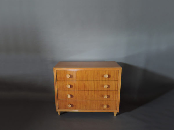 Fine French Art Deco Satinwood Chest of Drawers - Image 3