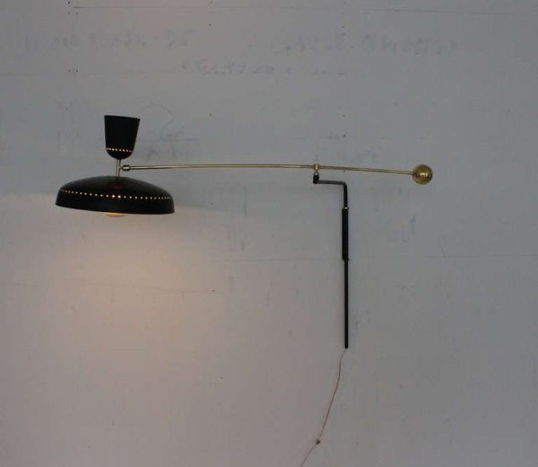 French, 1950s "Balancier" Wall Light by Pierre Guariche - Image 10