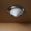 A French Art Deco Chrome and Glass Flush Mount  by Jean Perzel