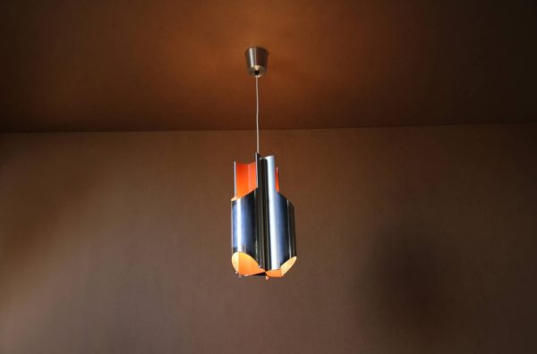 A 1960s Danish Pendant by Bent Karlby for Lyfa - Image 8