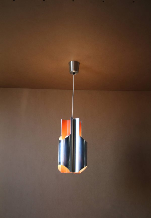 A 1960s Danish Pendant by Bent Karlby for Lyfa - Image 9