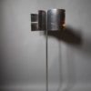 A French 1970s Metal and Stainless Steel Floor Lamp