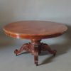 A Fine Large French 19th Century Solid Mahogany Oval Table