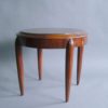 A Small French Art Deco round  Mahogany side table