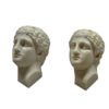 2 Rare Sconces of Apollo's Head by André Cazenave