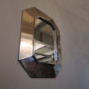 A Fine French 1970's Stainless Steel Framed Mirror