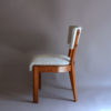 Set of Four Fine French Art Deco Oak Chairs by Charles Dudouyt
