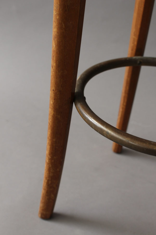 Pair of Fine French Art Deco Bar Stools - Image 5