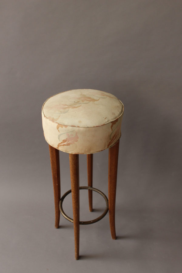 Pair of Fine French Art Deco Bar Stools - Image 9