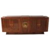 A Fine French Art Deco Walnut Music Cabinet or Sideboard by Jules Leleu