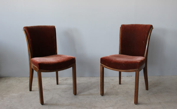 Set of Nine French Art Deco Side Chairs and Two Armchairs by Jules Leleu - Image 7