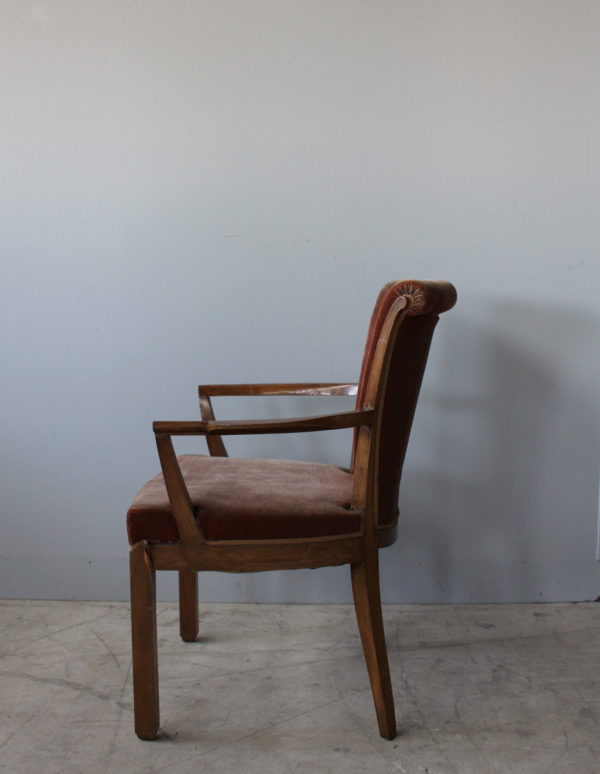 Set of Nine French Art Deco Side Chairs and Two Armchairs by Jules Leleu - Image 8