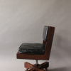 French 1960s Adjustable Rolling Swivel Desk Chair