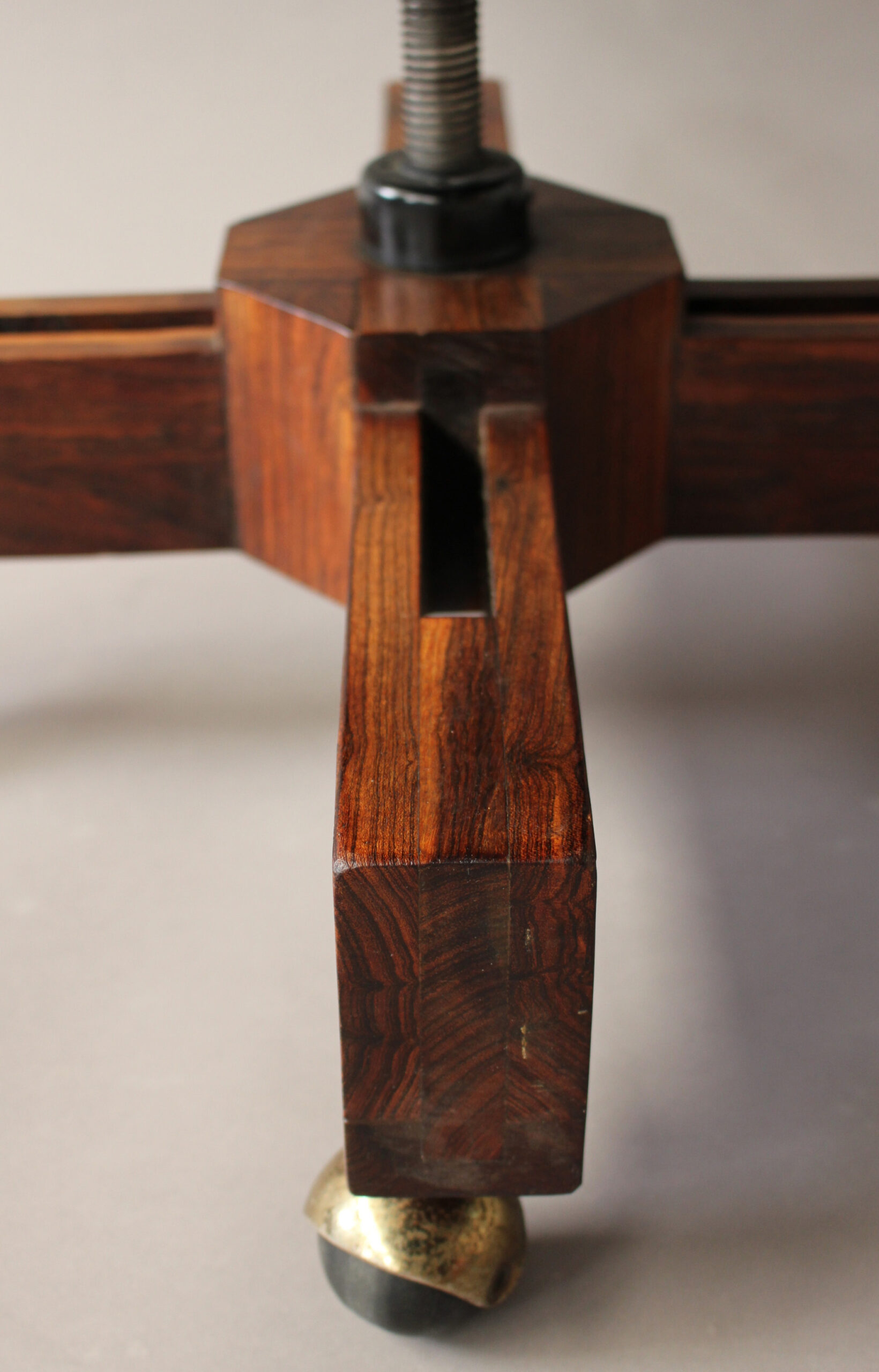 French 1960s Adjustable Rolling Swivel Desk Chair - Image 10