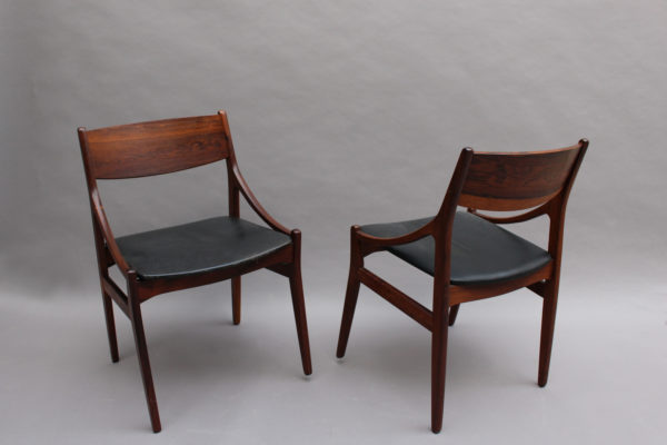 Set of Four 1960s Danish Chairs by Vestervig Erikson - Image 10