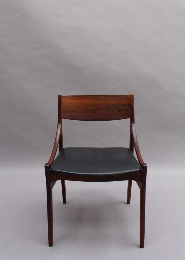 Set of Four 1960s Danish Chairs by Vestervig Erikson - Image 3