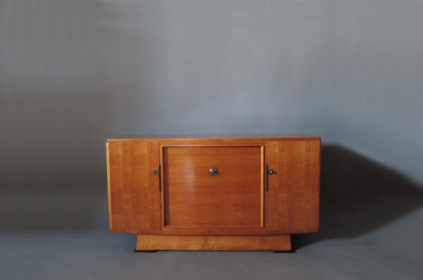 Fine French Art Deco Cherry Buffet by Maxime Old - Image 2