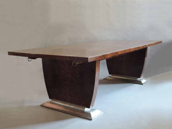 French Art Deco Dining Table by Jules Leleu, matching Buffet Available - Image 7