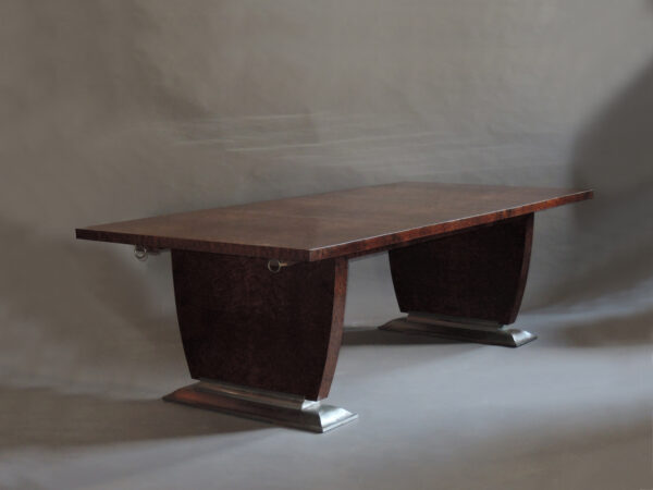 French Art Deco Dining Table by Jules Leleu, matching Buffet Available - Image 6