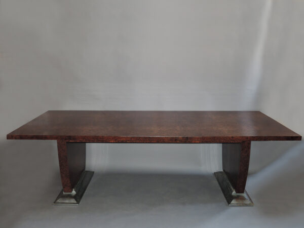 French Art Deco Dining Table by Jules Leleu, matching Buffet Available - Image 3