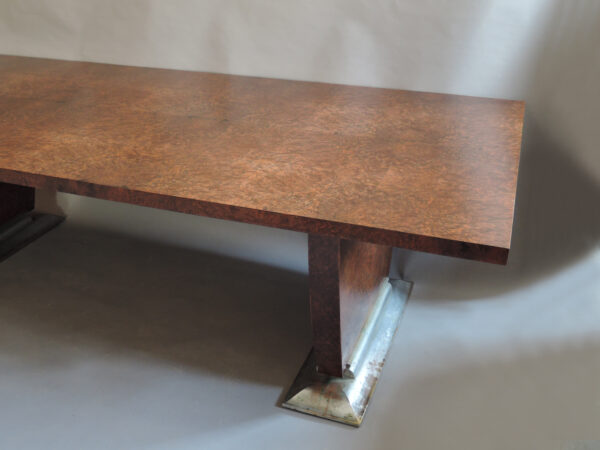 French Art Deco Dining Table by Jules Leleu, matching Buffet Available - Image 11