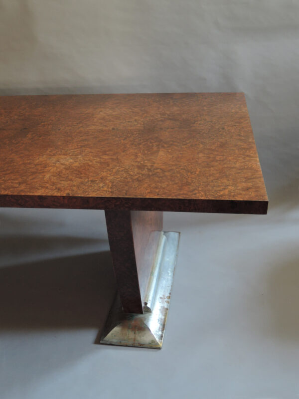 French Art Deco Dining Table by Jules Leleu, matching Buffet Available - Image 12