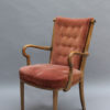 Set of 12 Fine Art Deco German Dining Chairs (1 arm available)