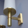 5 Fine French Art Deco Glass and Bronze Cylindrical Sconces by Perzel