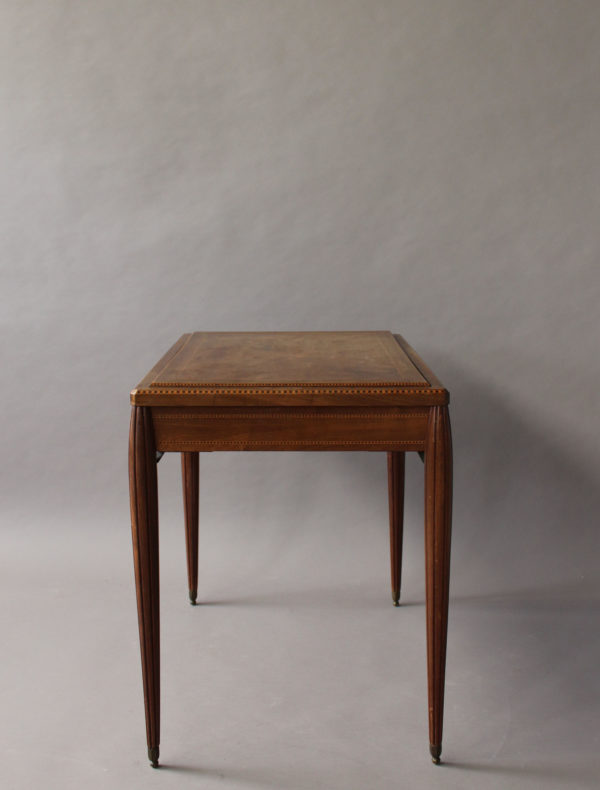 French Fine 1920s Rectangular Game Table - Image 3