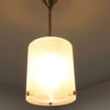 A Fine French Art Deco Glass and Bronze Small Chandelier by Perzel