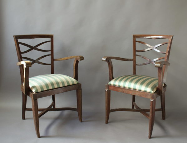 Large Set of French 1950s Side and Armchairs by Collado - Image 2