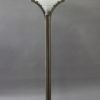 A Rare Fine French Art Deco Chrome and Glass Floor Lamp by Jean Perzel
