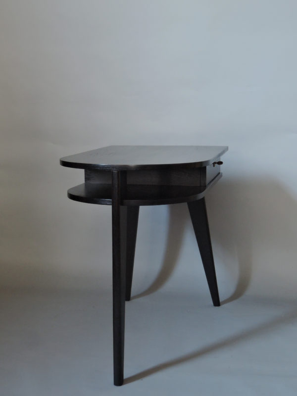 A Fine French Mid-Century Ebonized Oak Desk - Image 9