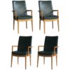 Set of 4 French 1950s Armchairs