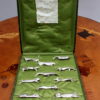 A Set of 12 Fine French Art Deco Knife Rests by Gallia for Christofle