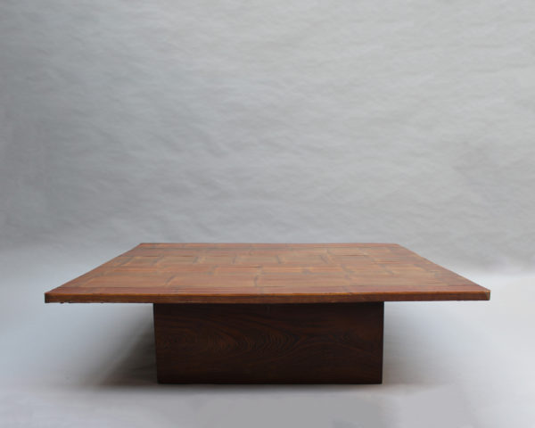 Large coffee table with a Bamboo Top - Image 3