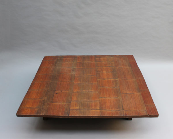 Large coffee table with a Bamboo Top - Image 8