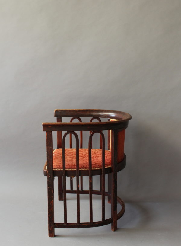 A Fine Austrian Art Nouveau Bentwood Armchair - Image 4