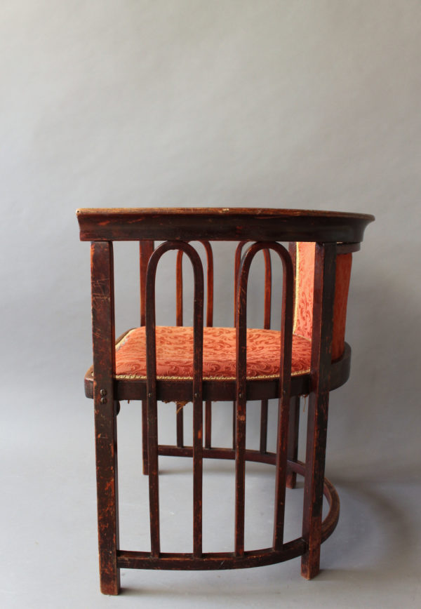 A Fine Austrian Art Nouveau Bentwood Armchair - Image 9