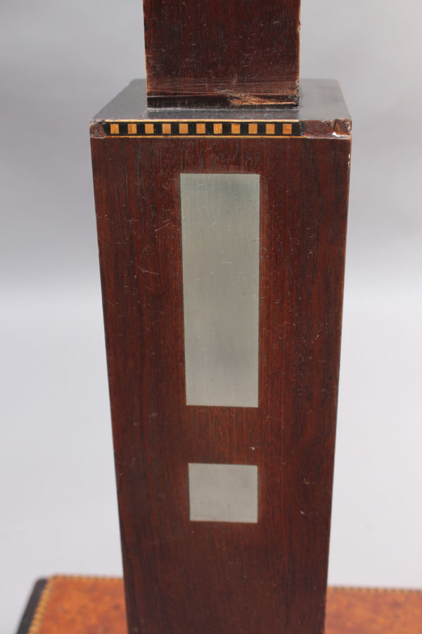 A Fine 1900's Mahogany, Marquetry and Metal Coat Rack - Image 9