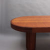 French Art Deco Oak Dining / Writing Table by Dudouyt