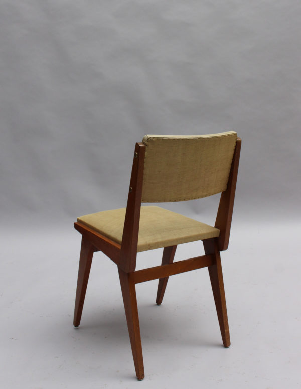 Set of Six French 1950s Dining Chairs - Image 6