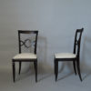 Set of 12 French Art Deco Side and Two-Arm Dining Chairs