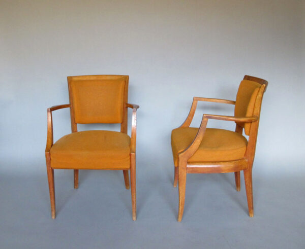 Pair of Fine 1930s Beechwood Bridge Armchairs - Image 3