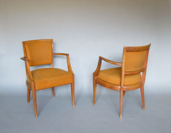 Pair of Fine 1930s Beechwood Bridge Armchairs - Image 6