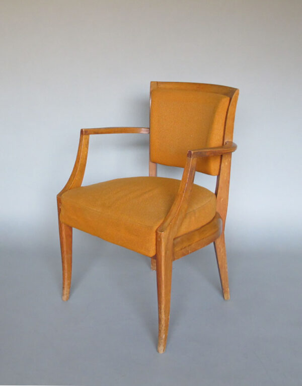 Pair of Fine 1930s Beechwood Bridge Armchairs - Image 8