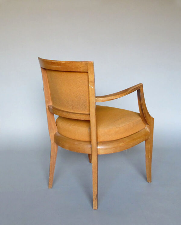 Pair of Fine 1930s Beechwood Bridge Armchairs - Image 12