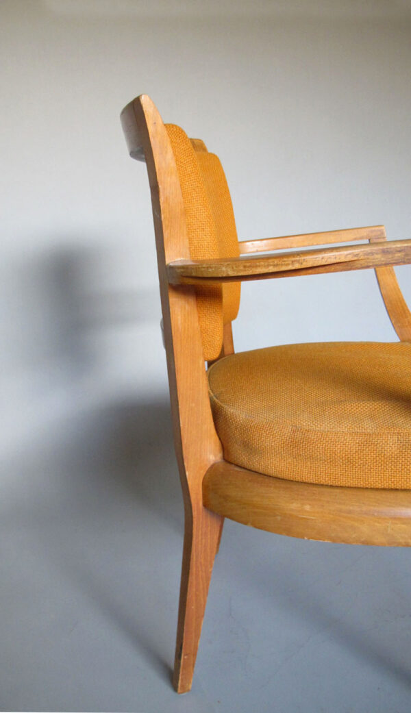 Pair of Fine 1930s Beechwood Bridge Armchairs - Image 15